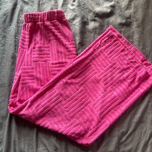 Pink Patterned Pants